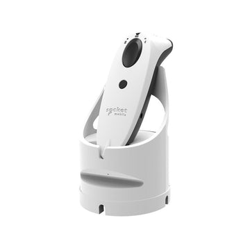 Socket S700 Bluetooth 1D White Barcode Scanner with White Charging Dock