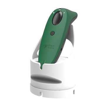 Socket S700 Bluetooth 1D Green Barcode Scanner with White Charging Dock