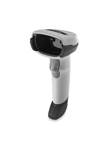 Zebra DS2208 2D-SR Barcode Scanner with Stand, USB Interface (White)