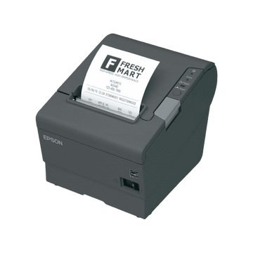 POS Bundle 3 Epson TM-T88VI USB Receipt Printer & Zebra LI2208 Barcode Reader Kit